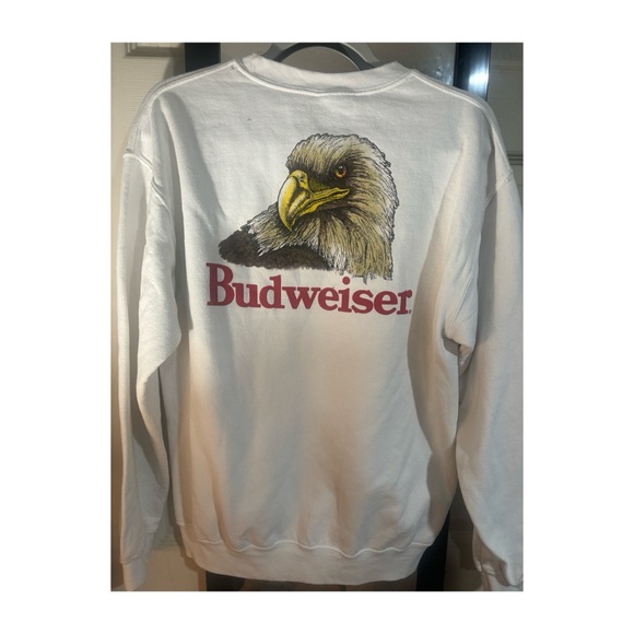 White Brew city Budweiser Crewneck Sweater - Picture 2 of 4